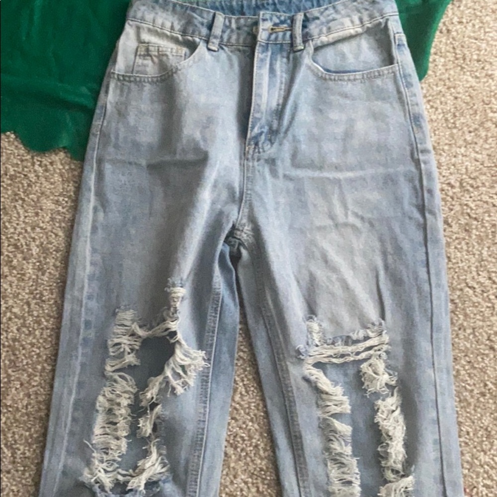 SHEIN mom jean pants size XS.